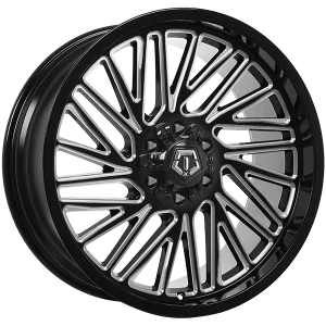 TIS Wheels – 553BM – Black – 22″x10″ 10mm – Summer Wheels – 553BM2206810